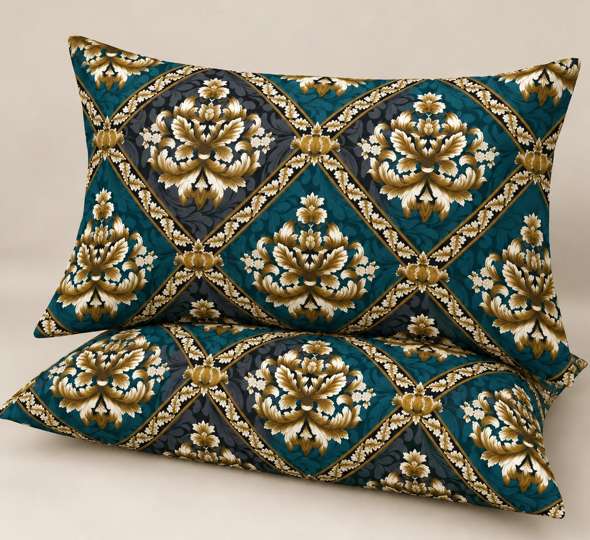💙 Royal Teal Damask