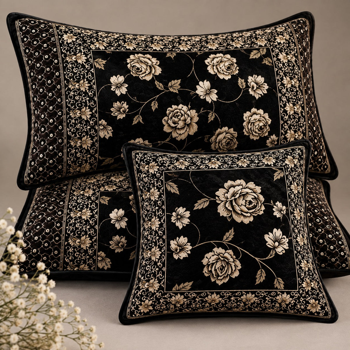 🖤 Royal Black Floral