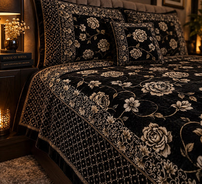 🖤 Royal Black Floral