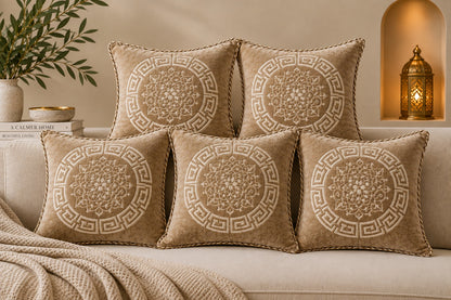 ✨ Premium Jagad Velvet Cushion Cover Set